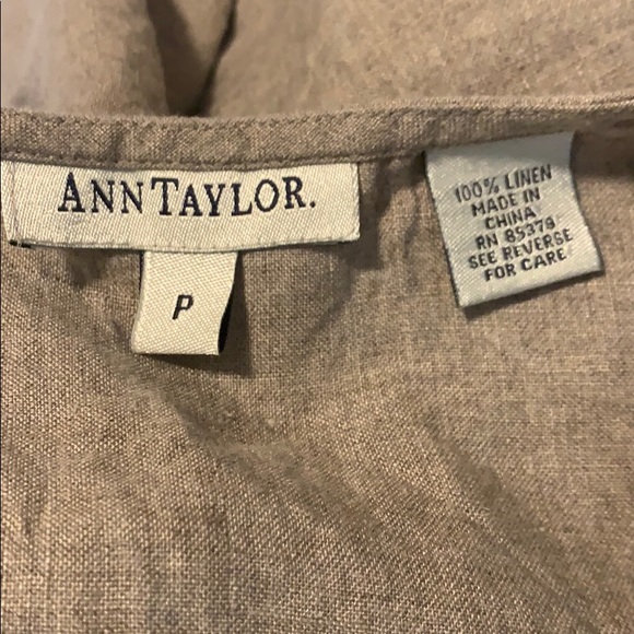 Vintage Ann Taylor Linen Tunic Blouse - Picture 11 of 11